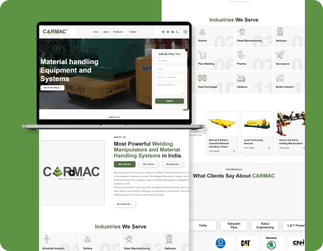 Carmac catalogue design preview