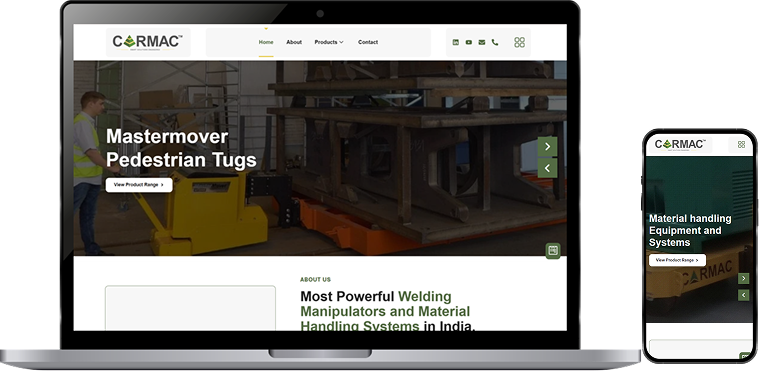 Carmac Technologies website preview