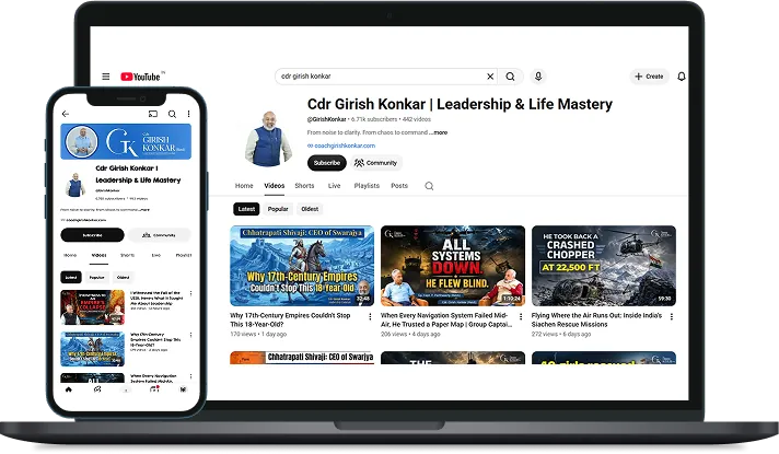 Cdr. Girish Konkar Leadership preview