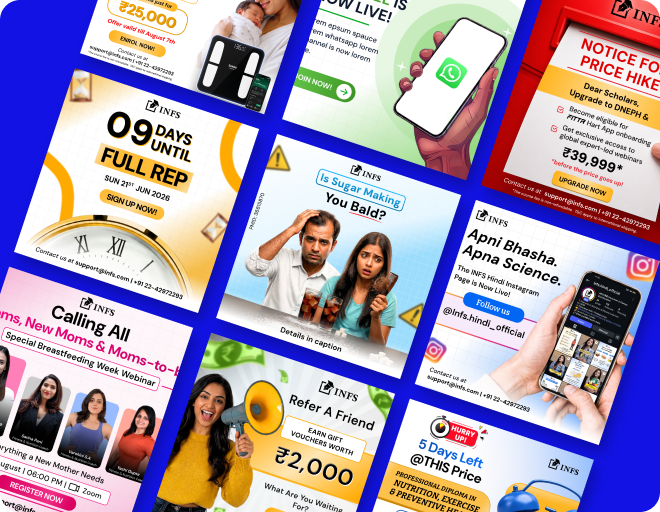 INFS promotional creative templates